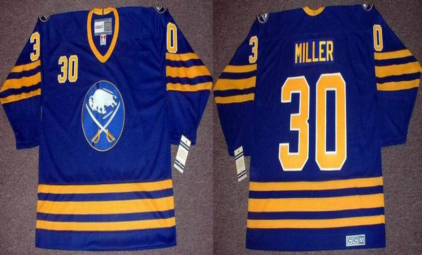 2019 Men Buffalo Sabres 30 Miller blue CCM NHL jerseys